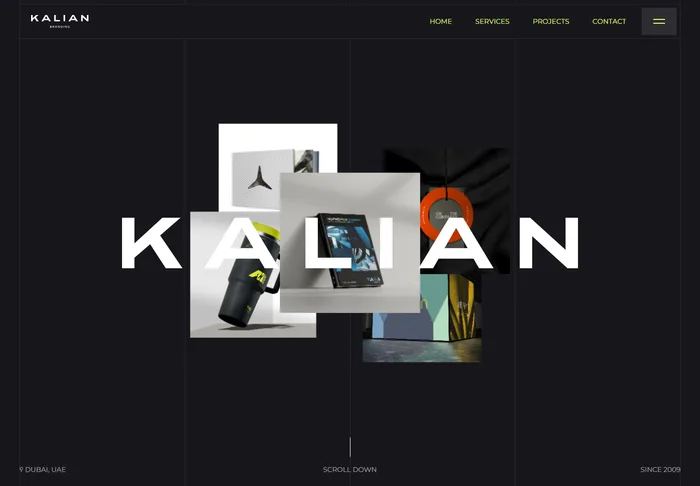 kalianbranding.com, built by the Trikrypt team