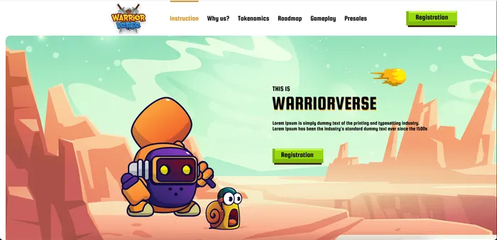 Warriorverse · metaverse, built by the Trikrypt team